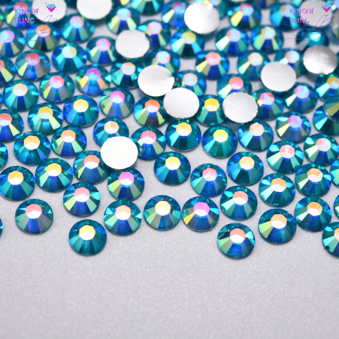 2MM Sliver Back AB Resin Rhinestones