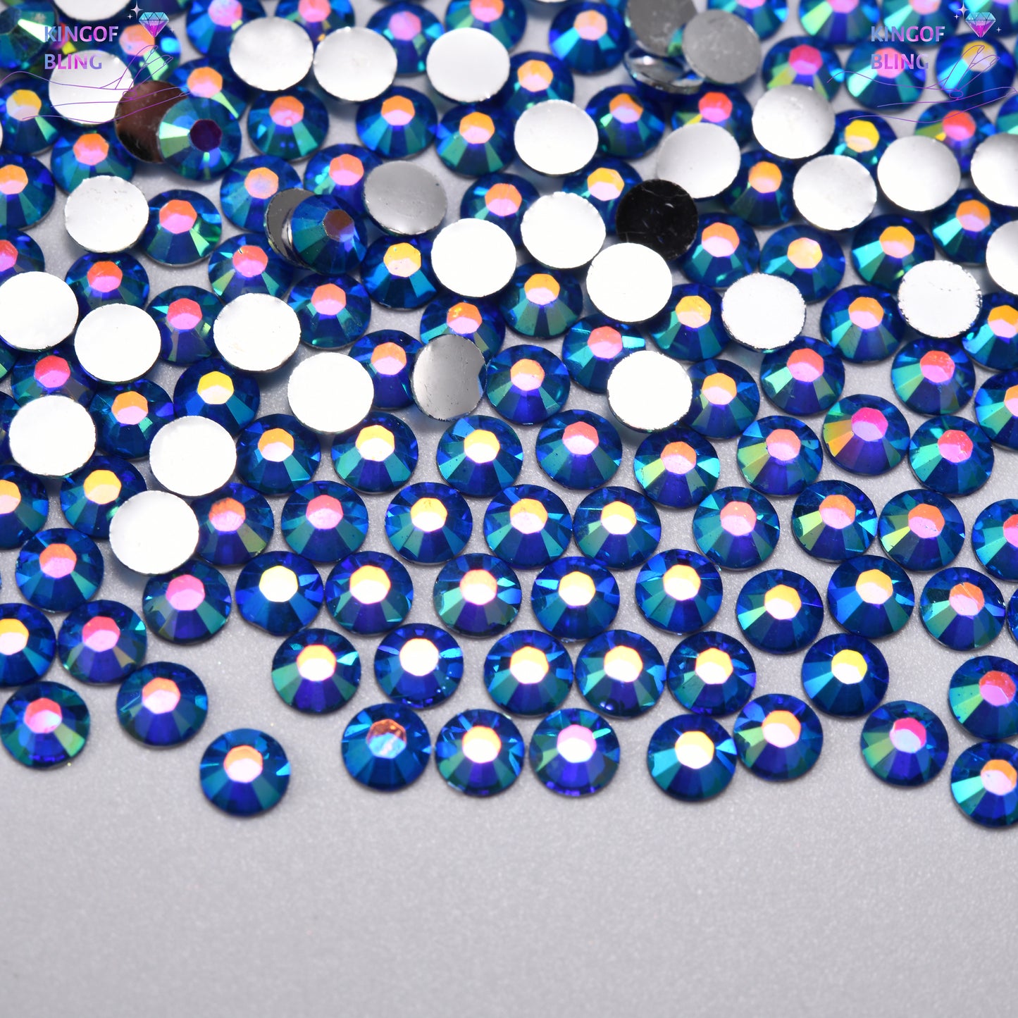 2MM Sliver Back AB Resin Rhinestones