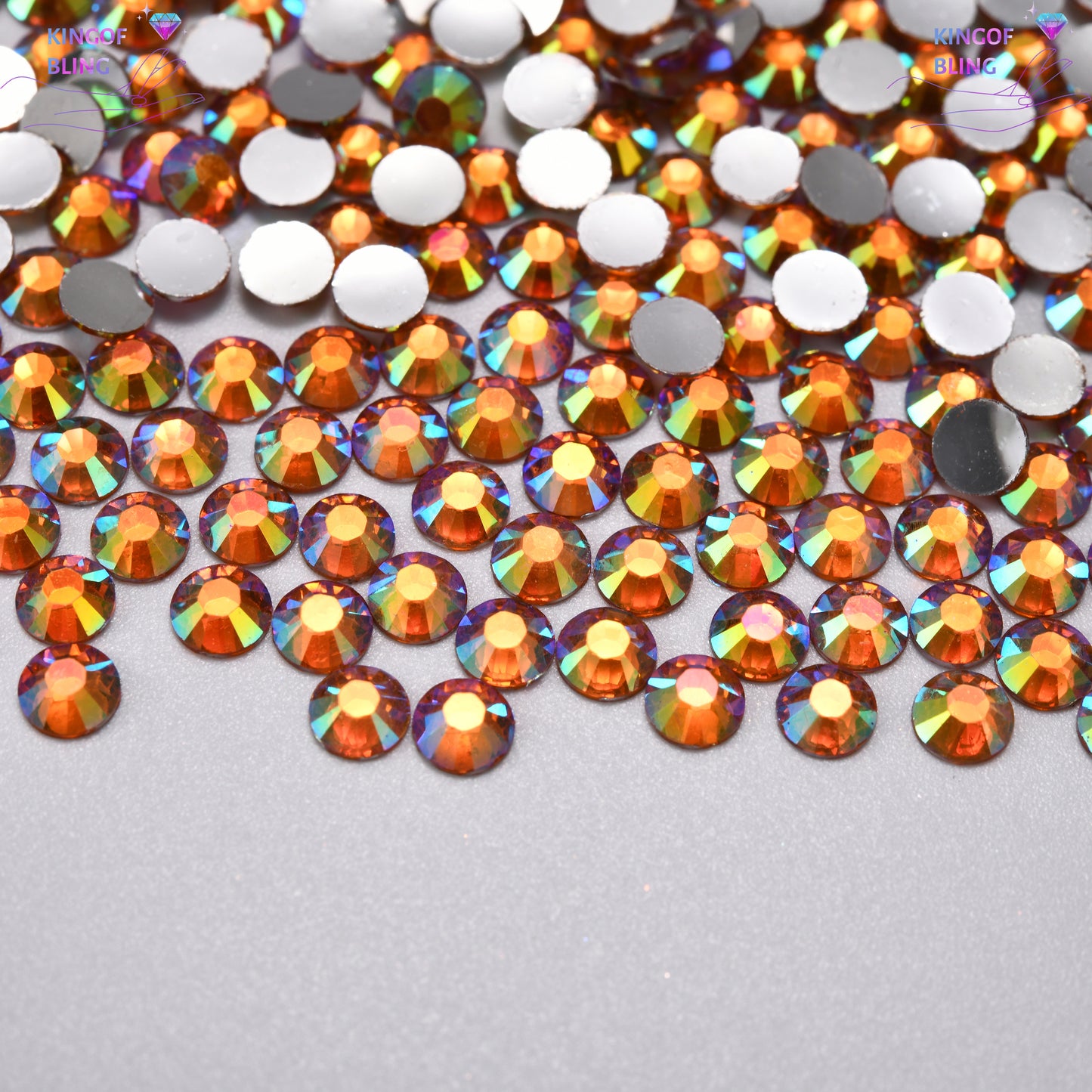 2MM Sliver Back AB Resin Rhinestones