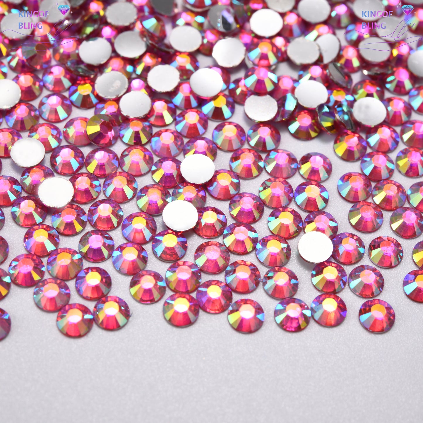 2MM Sliver Back AB Resin Rhinestones