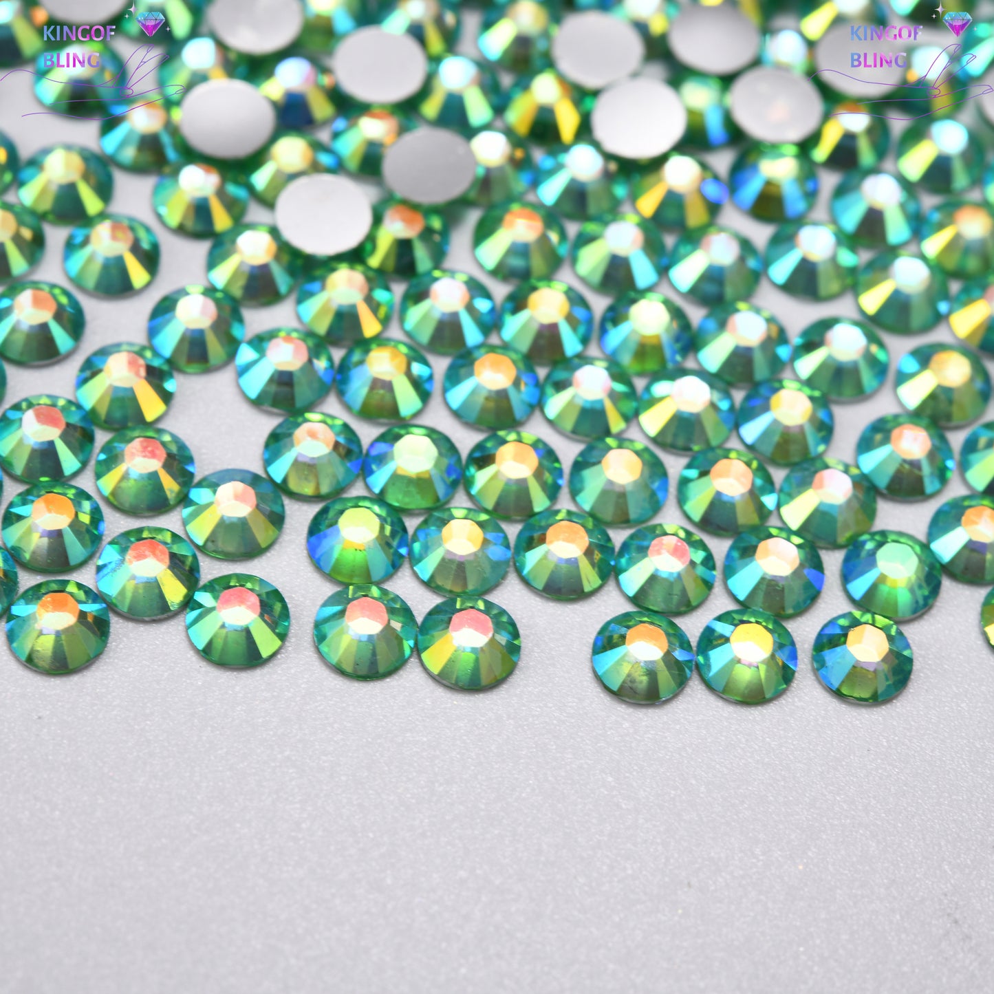 2MM Sliver Back AB Resin Rhinestones