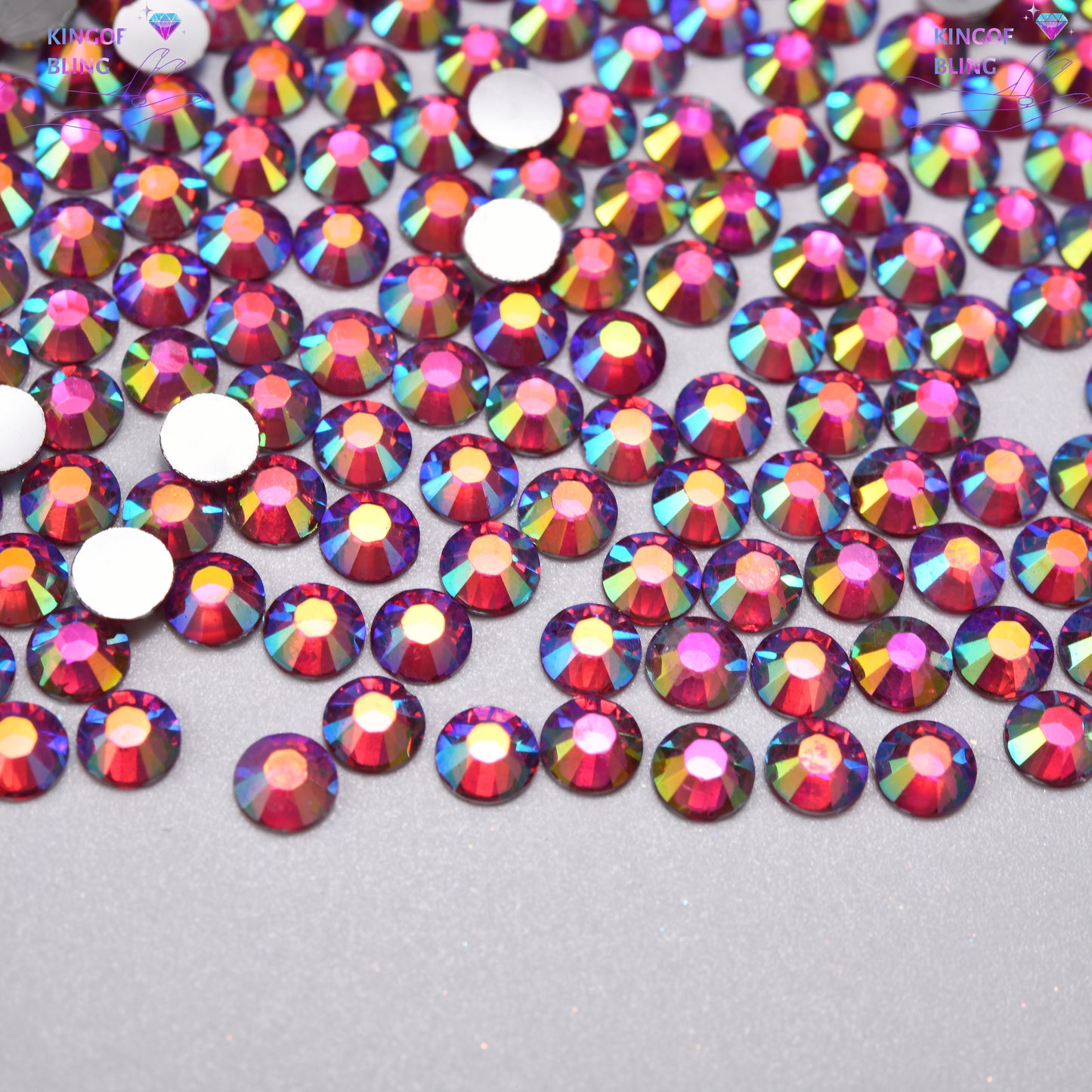 2MM Sliver Back AB Resin Rhinestones