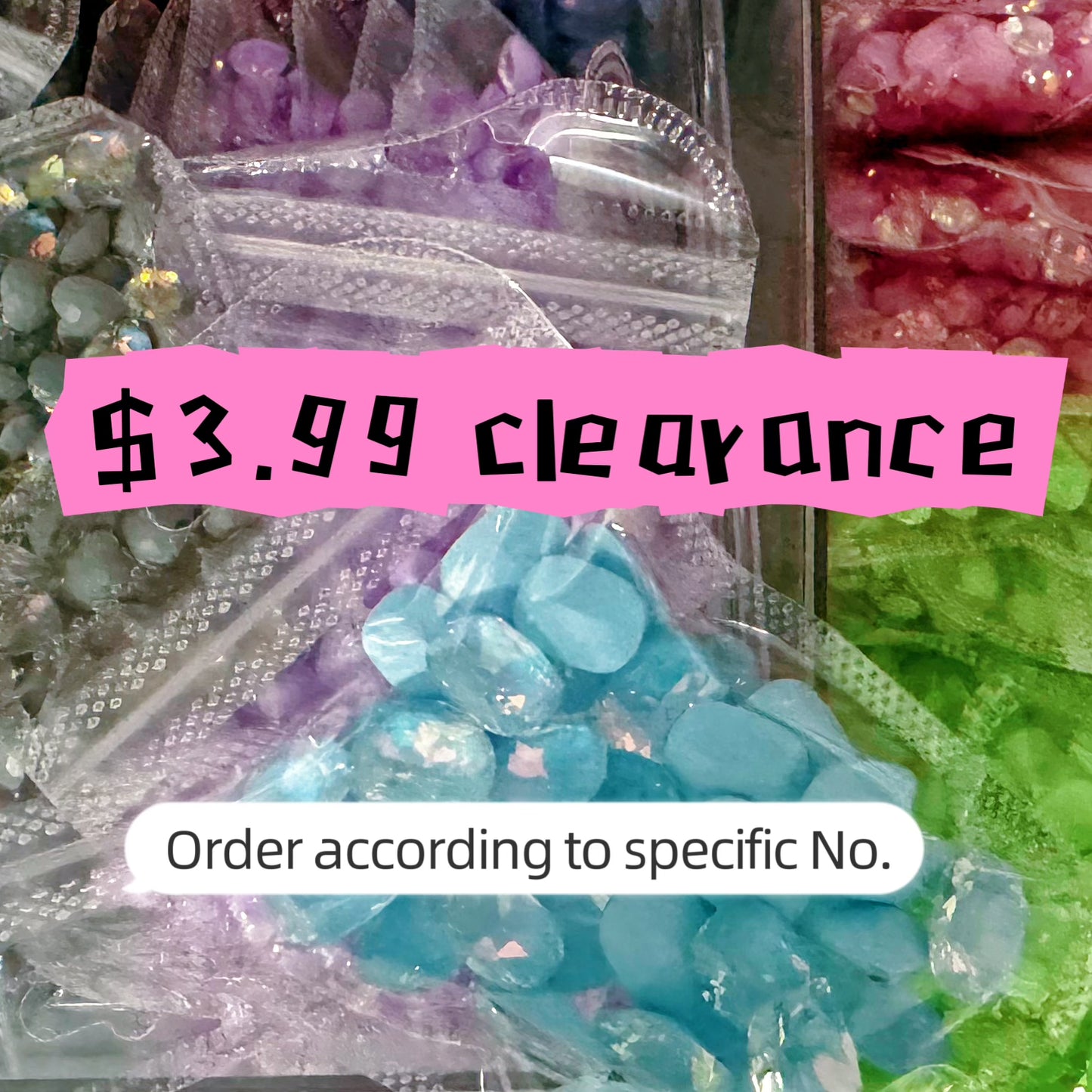 $3.99 Clearance Session, Order with No.