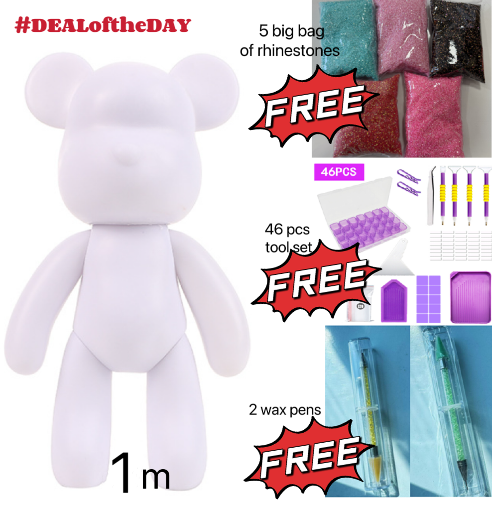 Giant Bear SET Deal! Rhinestones, Tools, Decoration, Display, Mascot