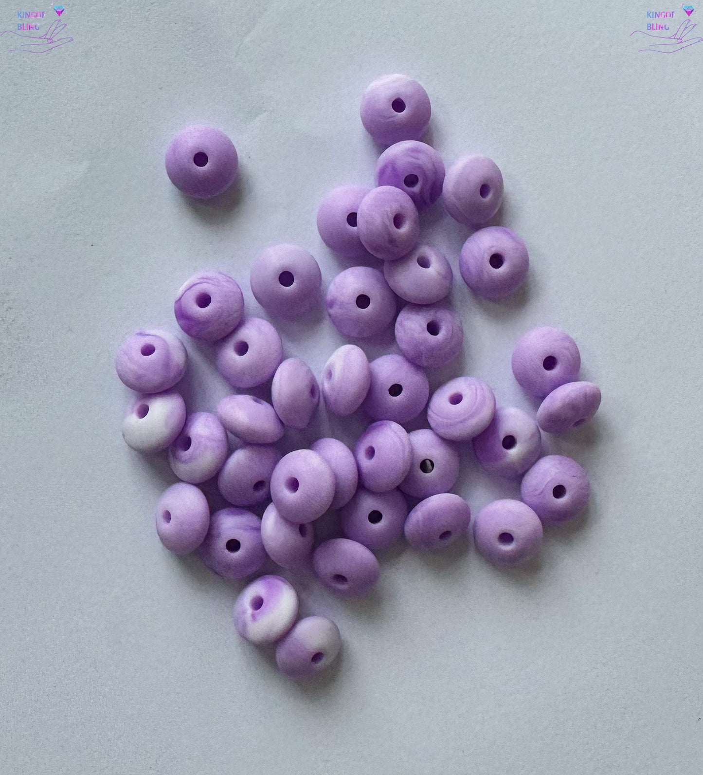 Flat Silicone Beads, 12mm, multicolor, Easy To String Spacer, Necklace Accessories