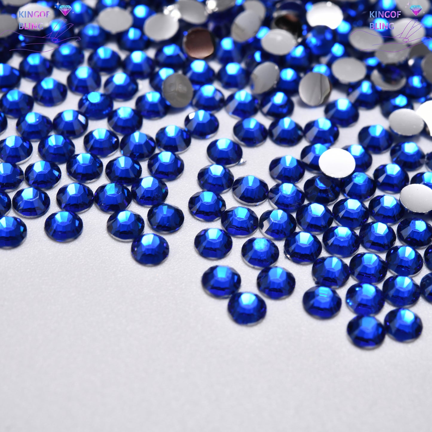 2MM Silver Back Resin Rhinestones