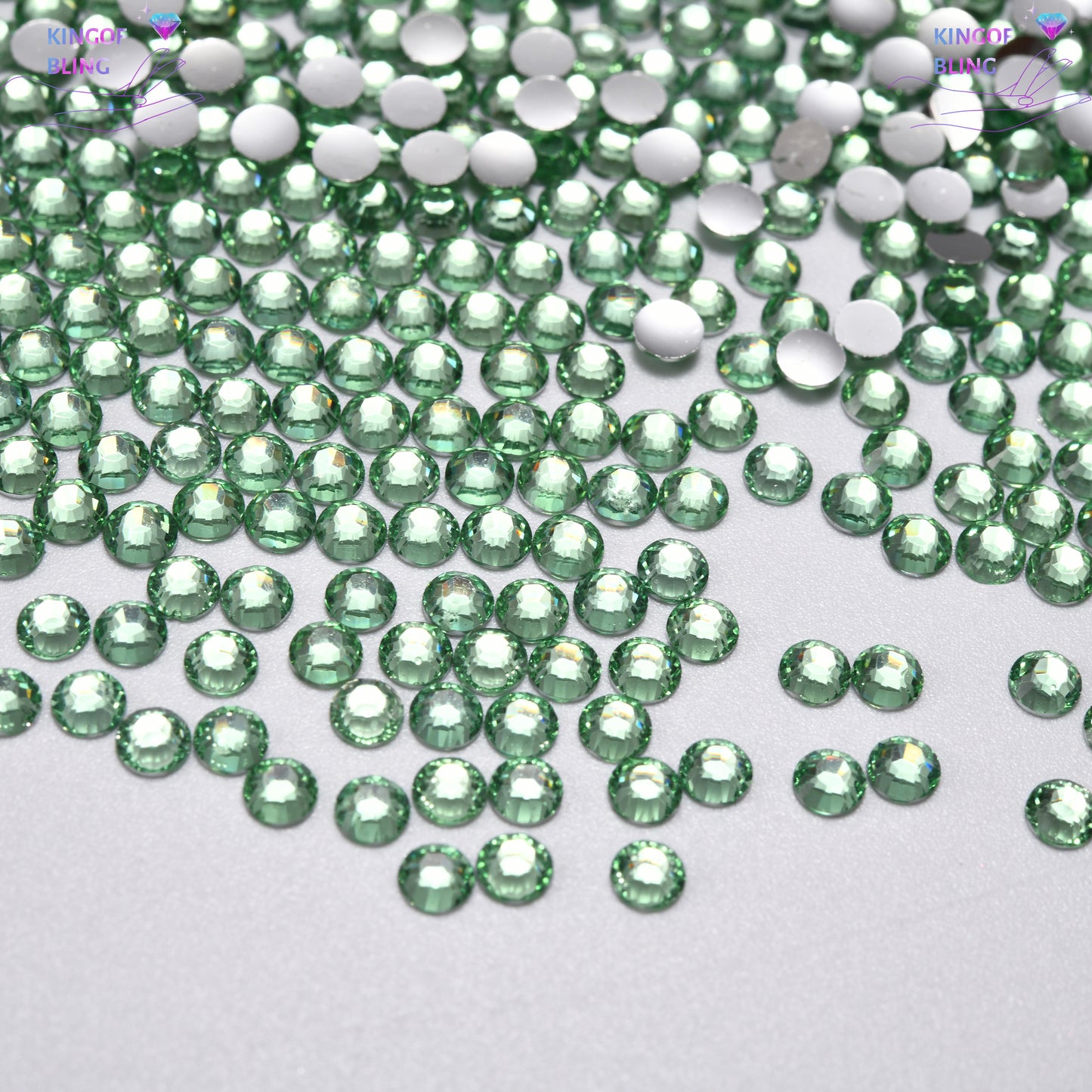 2MM Silver Back Resin Rhinestones