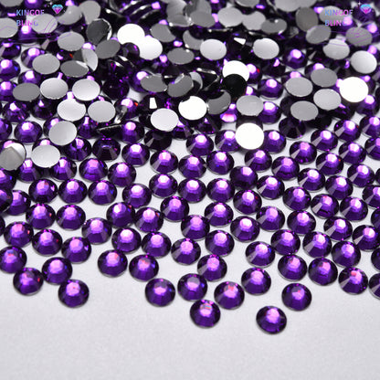 2MM Silver Back Resin Rhinestones