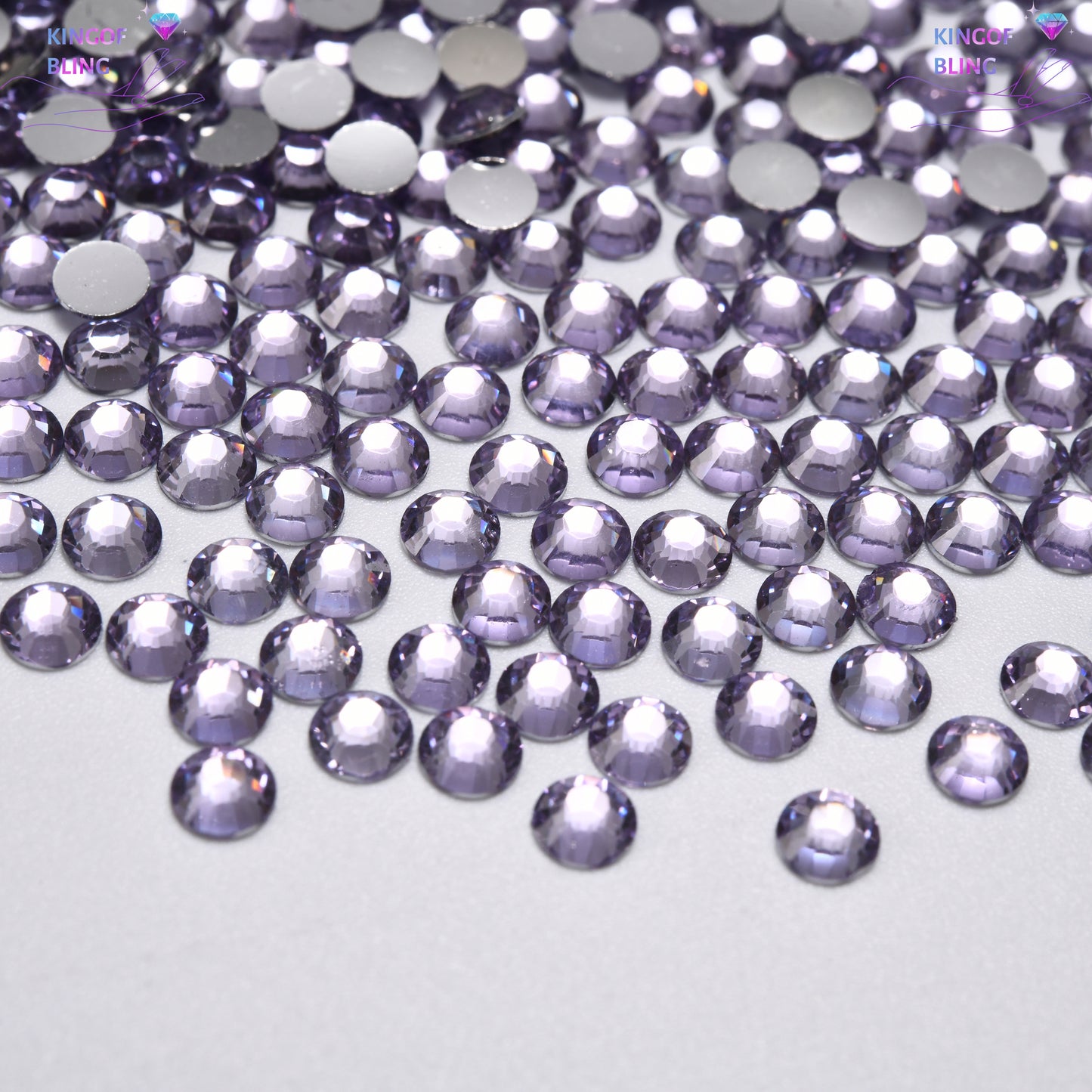 2MM Silver Back Resin Rhinestones