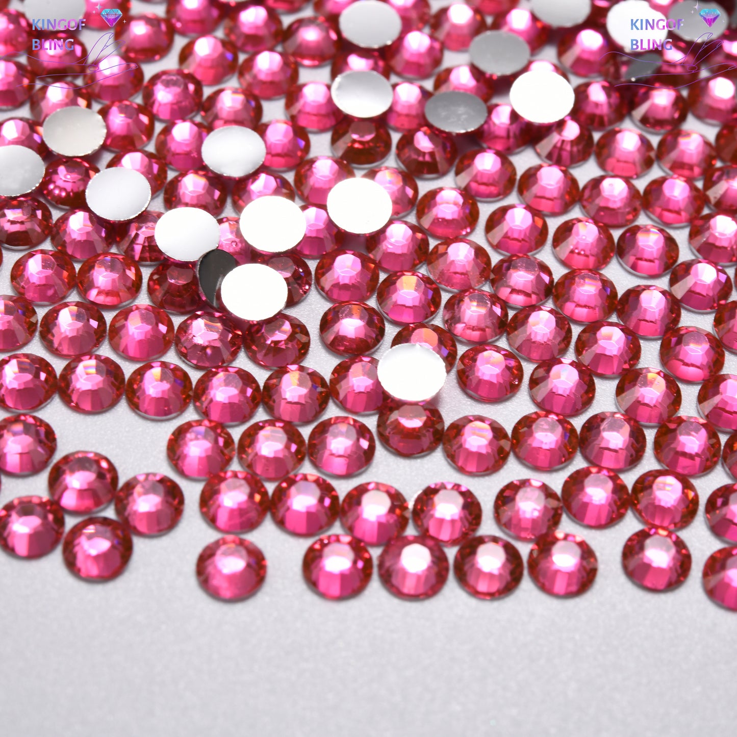 2MM Silver Back Resin Rhinestones