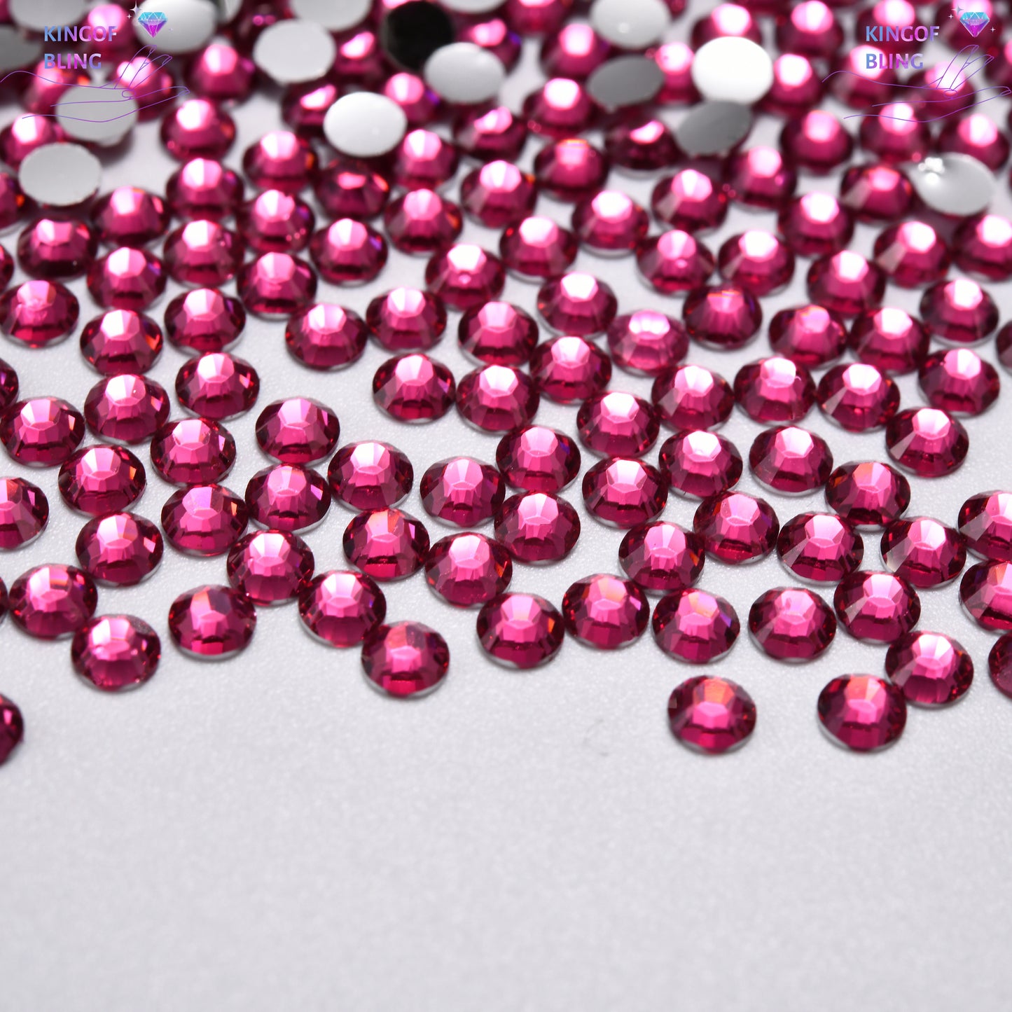 2MM Silver Back Resin Rhinestones