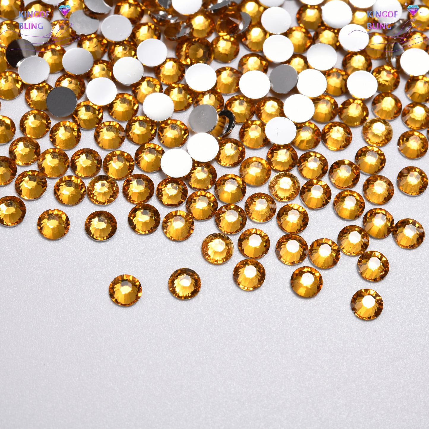 2MM Silver Back Resin Rhinestones