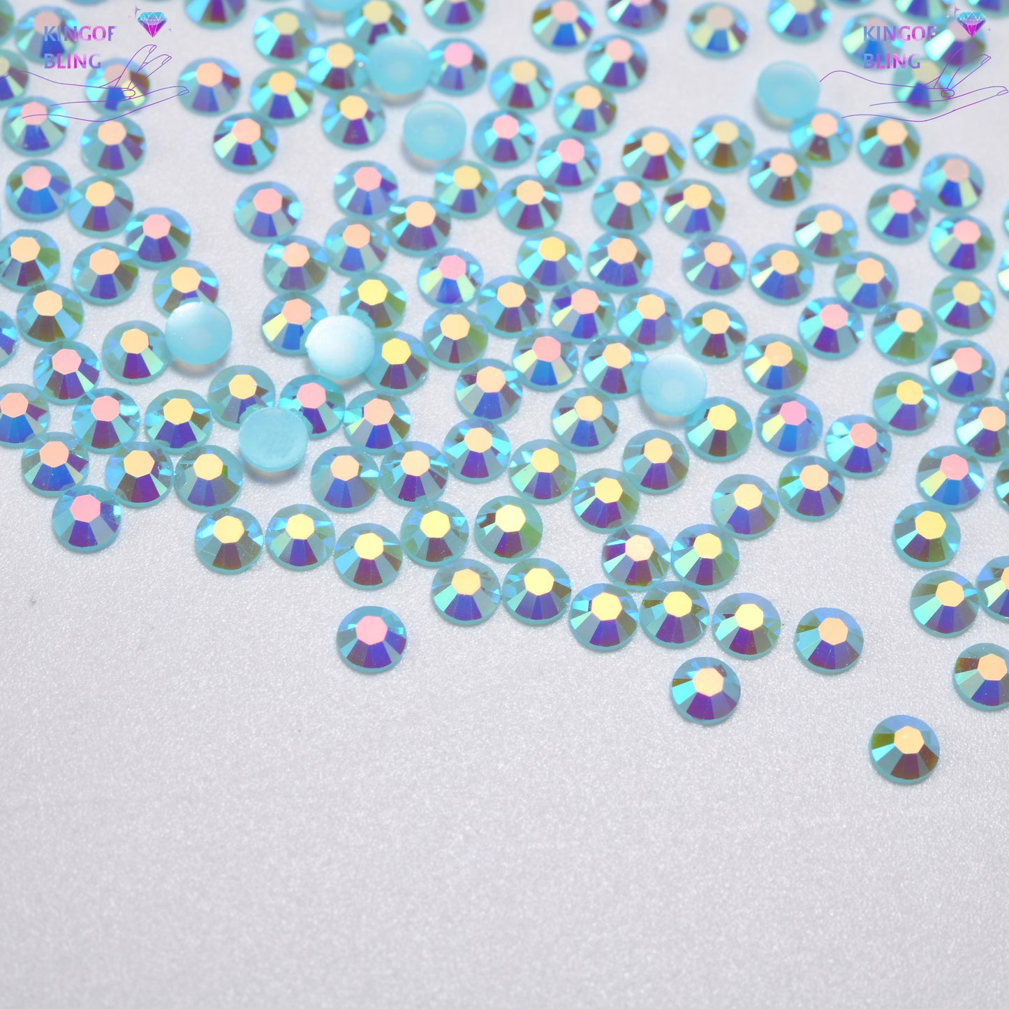 2MM Jelly AB Resin rhinestones