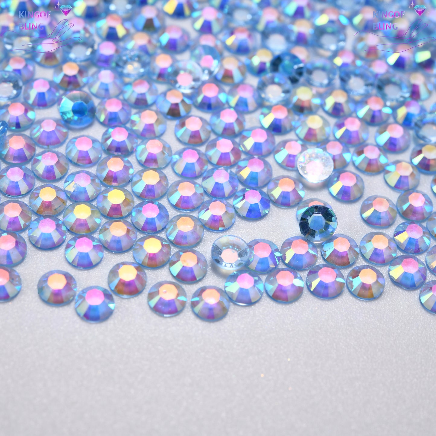 2MM Transparent AB Resin Rhinestones