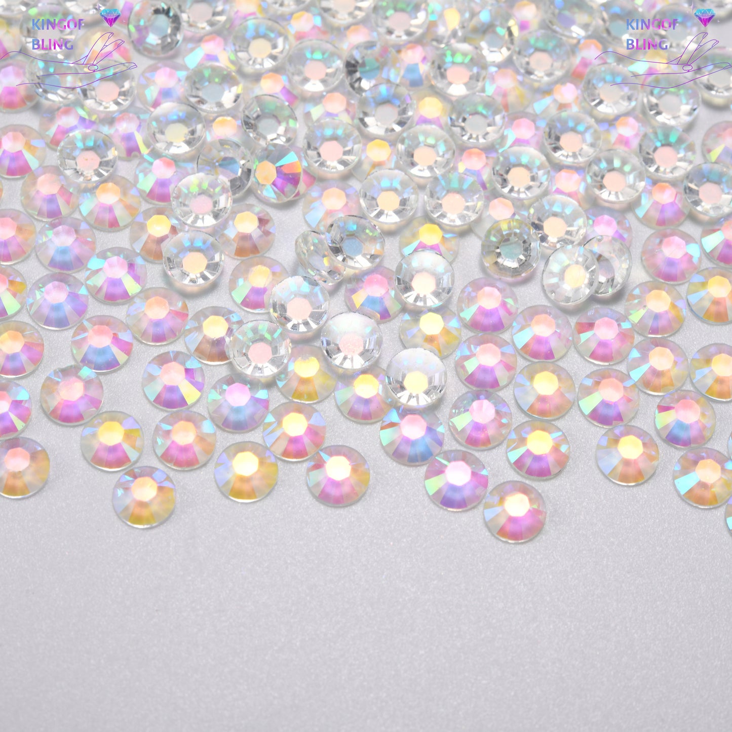 3MM Transparent AB Resin Rhinestones