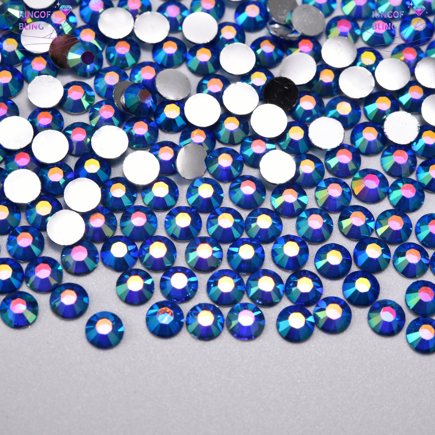 3MM Sliver Back AB Resin Rhinestones