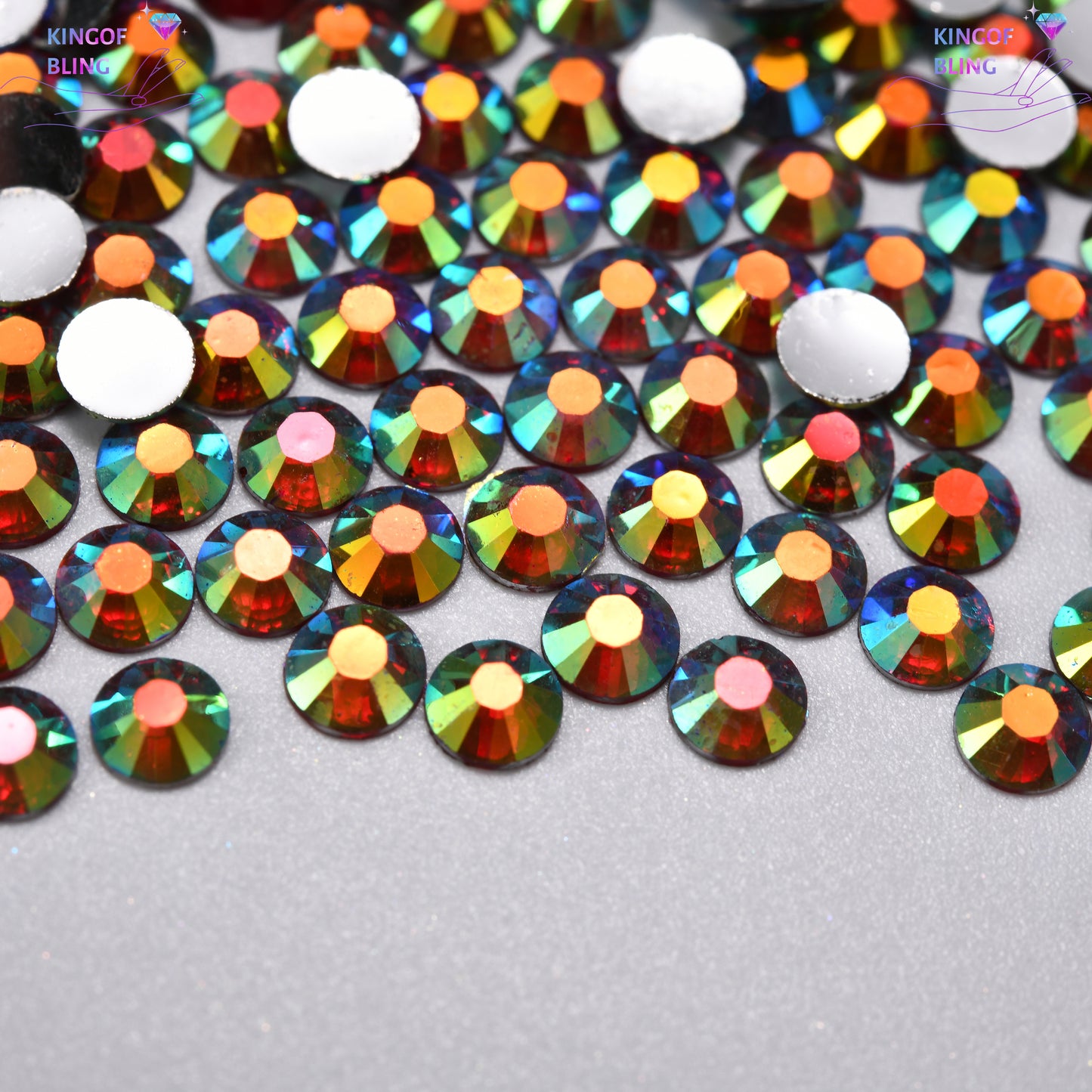 3MM Sliver Back AB Resin Rhinestones