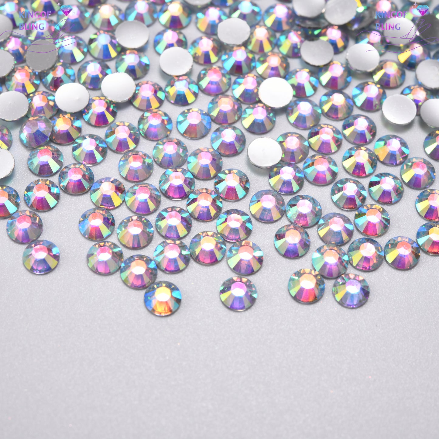 3MM Sliver Back AB Resin Rhinestones