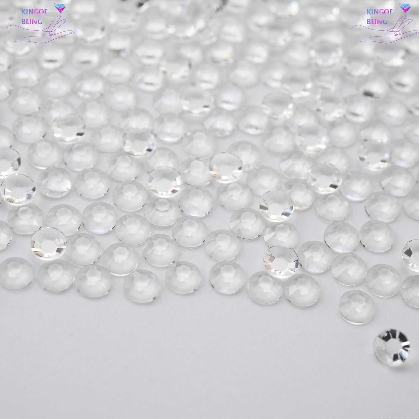 3MM Transparent Resin Rhinestones