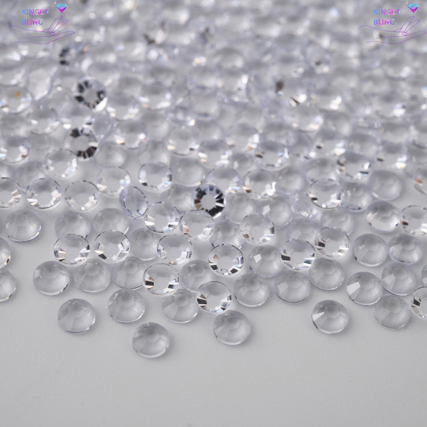 3MM Transparent Resin Rhinestones