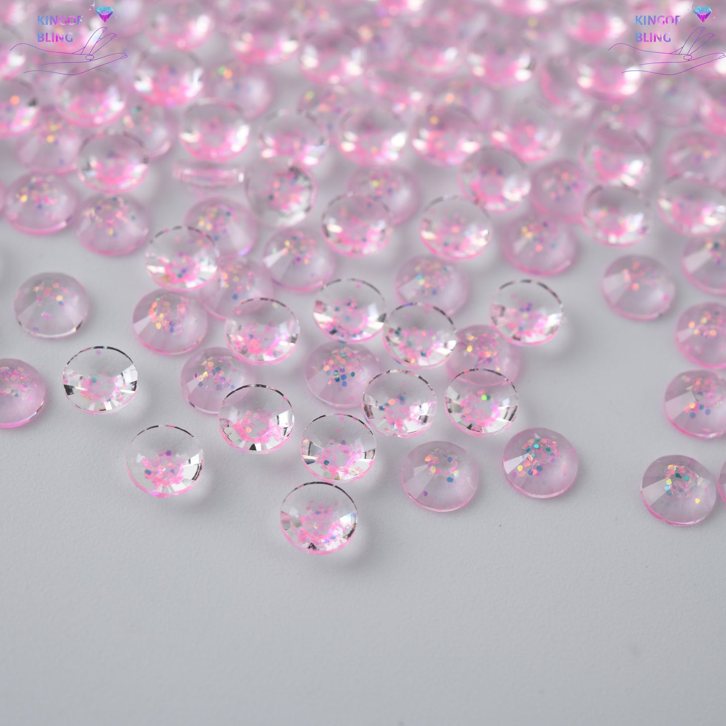 3MM Starry Clear Resin Rhinestones