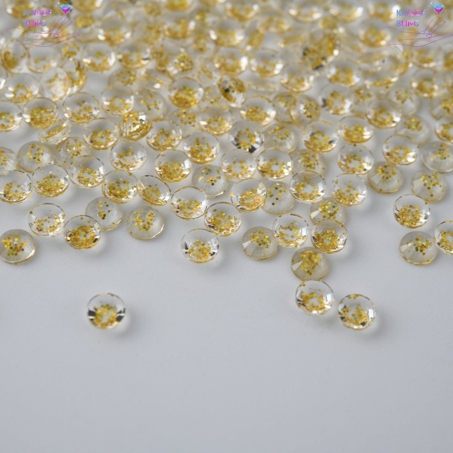 3MM Starry Clear Resin Rhinestones