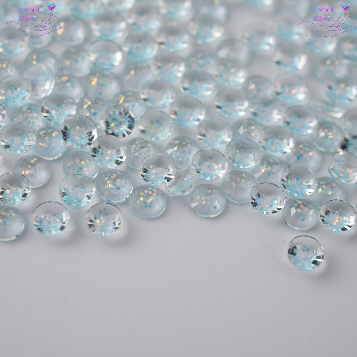 3MM Starry Clear Resin Rhinestones