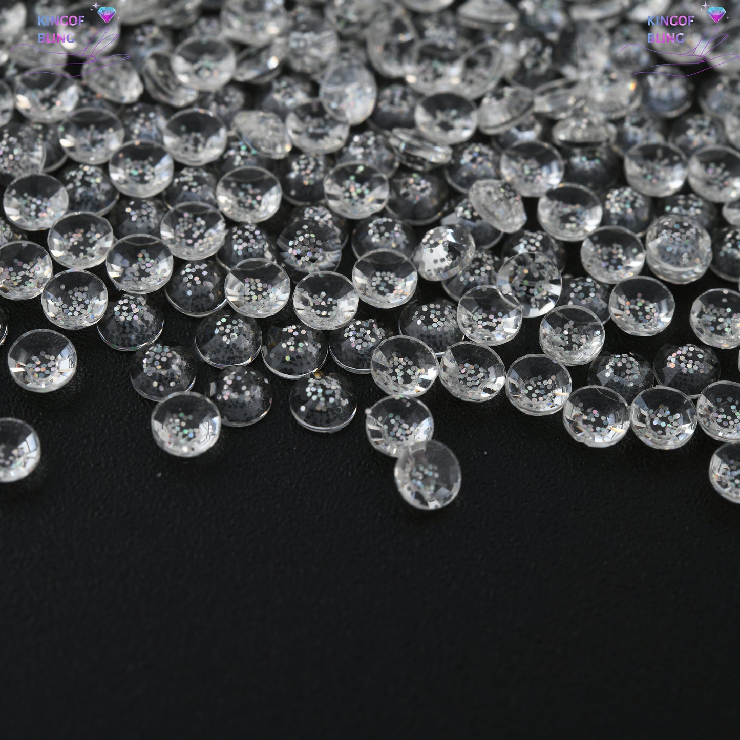 3MM Starry Clear Resin Rhinestones