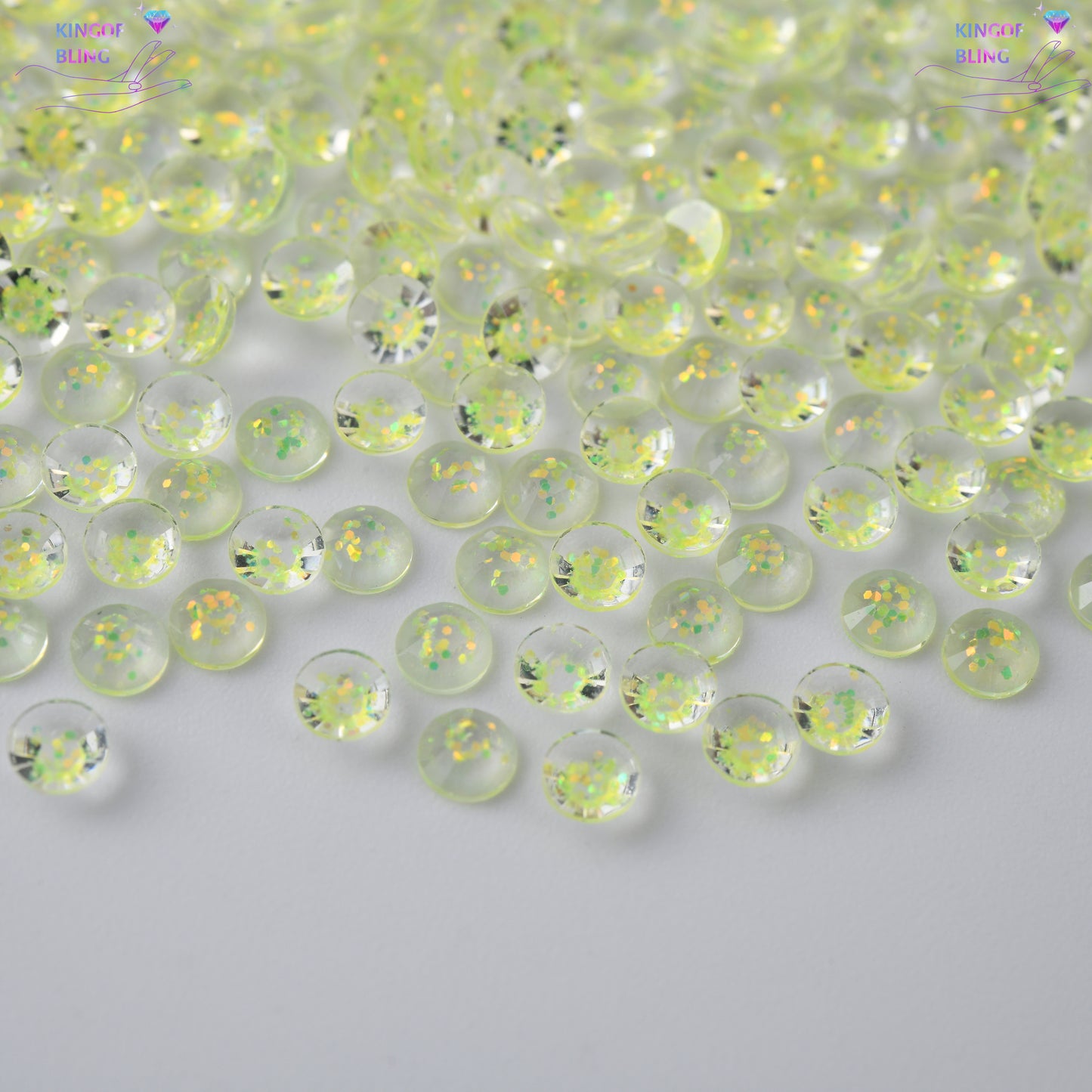 3MM Starry Clear Resin Rhinestones