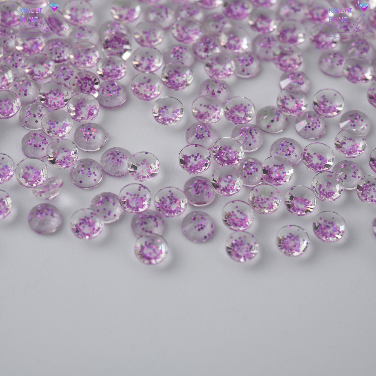 3MM Starry Clear Resin Rhinestones