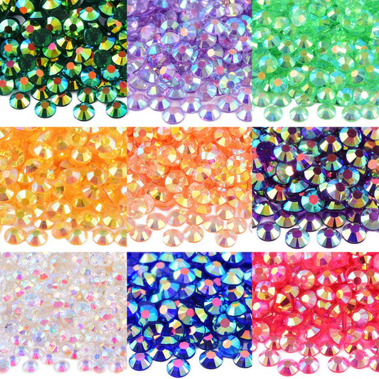 A00004 Transparent AB resin rhinestone – King of Bling