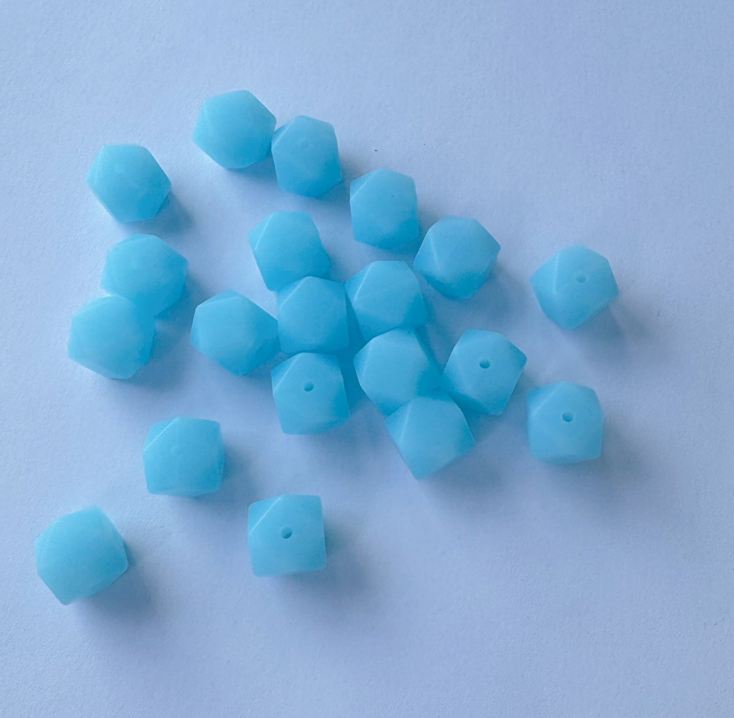 Silicon Lumi Beads,Diamond Shape, 18mm, use for bracelects, pens, decorations