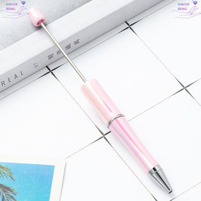 10 PCS UV Beading Pen, Electroplated Gradient Ballpoint Pen, Multicolour