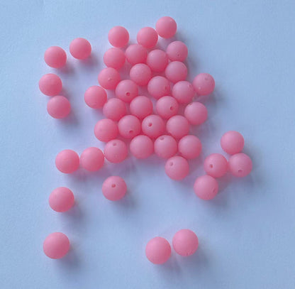 Silicon Lumi Beads, 12mm, use for bracelects, pens, decorations