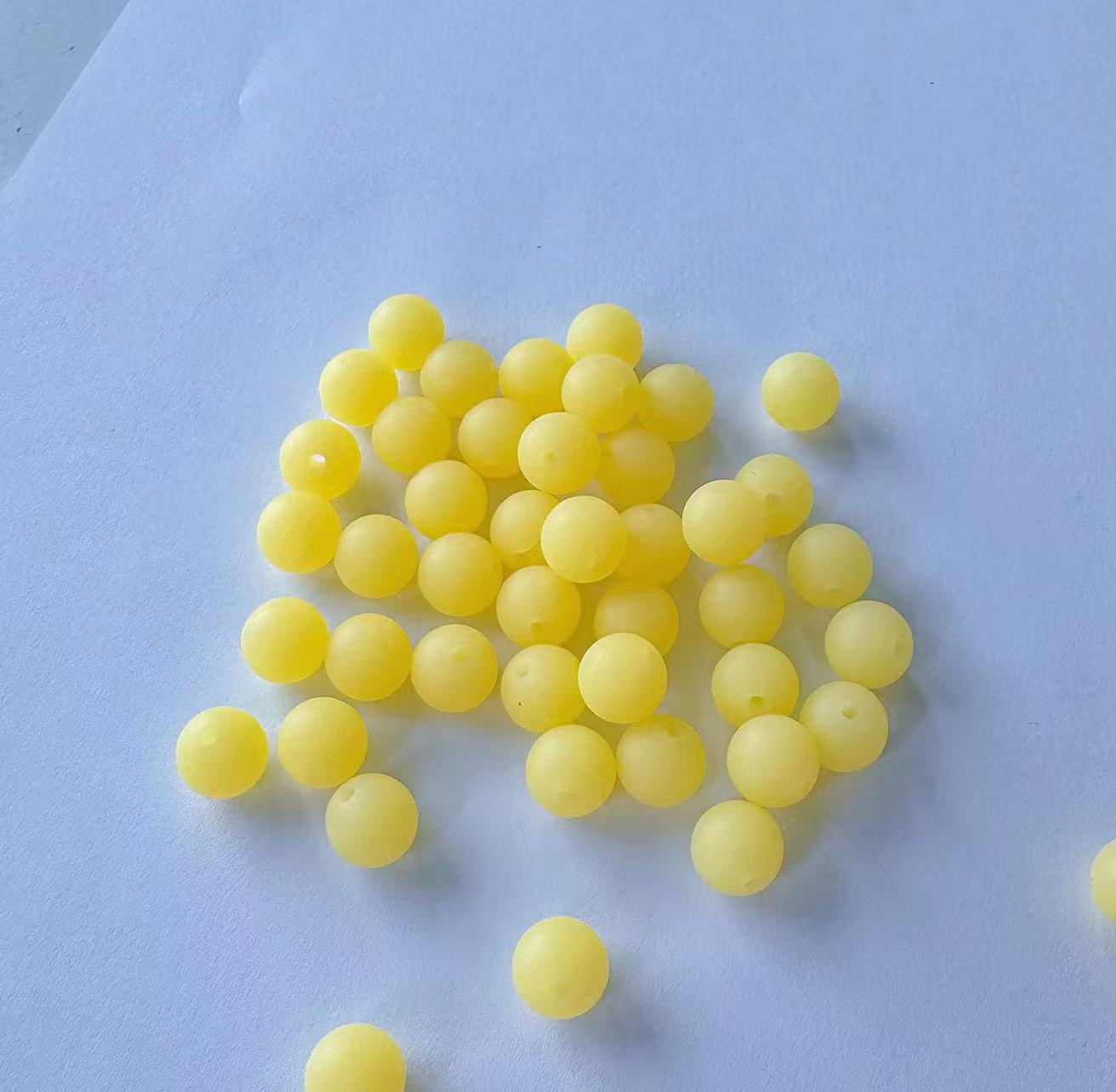 Silicon Lumi Beads, 12mm, use for bracelects, pens, decorations