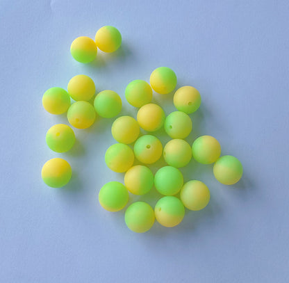 Silicon Lumi Beads, 16mm, use for bracelects, pens, decorations