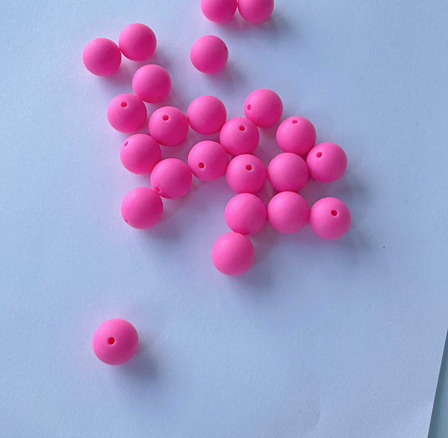 Silicon Lumi Beads, 16mm, use for bracelects, pens, decorations