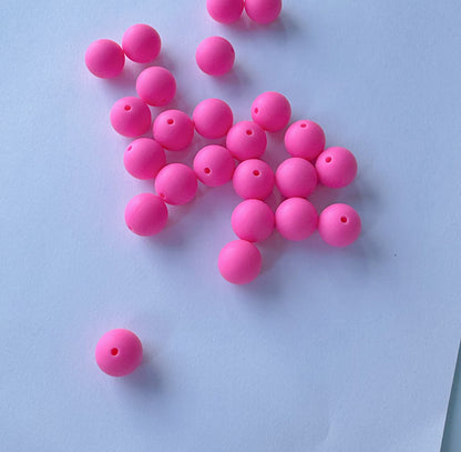 Silicon Lumi Beads, 16mm, use for bracelects, pens, decorations