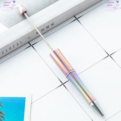 10 PCS UV Beading Pen, Electroplated Gradient Ballpoint Pen, Multicolour