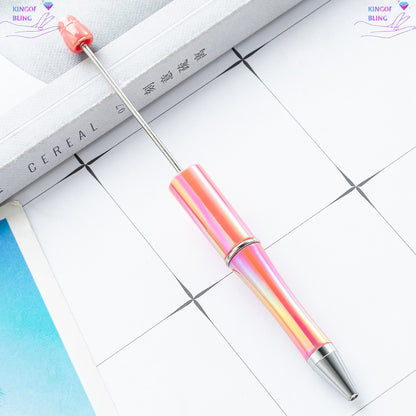 10 PCS UV Beading Pen, Electroplated Gradient Ballpoint Pen, Multicolour