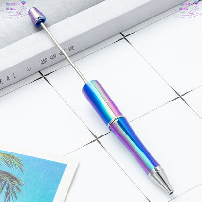 10 PCS UV Beading Pen, Electroplated Gradient Ballpoint Pen, Multicolour