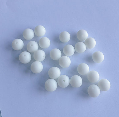 Silicon Lumi Beads, 16mm, use for bracelects, pens, decorations